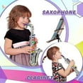 thumbnail image 2 of Ensemble de Saxophone Jouet Trompette pour Enfants, Ensemble de 4 Instruments de Musique Jouet, 2 of 5