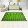 thumbnail image 2 of Sports Competition Outdoor Green Area Rugs, 3x4ft Lawnsoccer Fieldarea Carpet, So Low Pile Breathable Washable Rug, 2 of 5