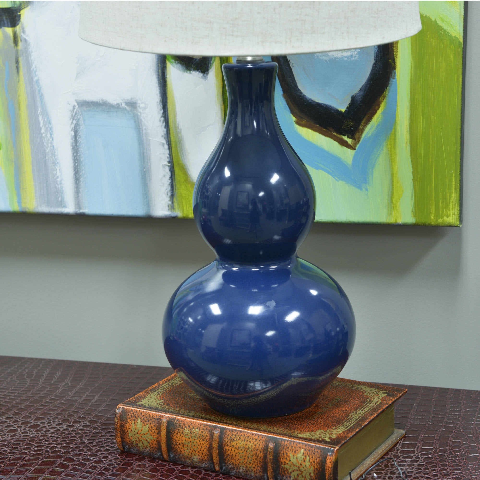 Better Homes And Gardens Double Gourd Ceramic Lamp Base With Cfl Better Homes And Gardens Double Gourd Ceramic Lamp Base With Cfl Bulb Com