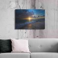 thumbnail image 6 of Luxe Metal Art 'Sunrise Over Miami Beach' by Lizzy Davis, Metal Wall Art, 36"x24", 6 of 7