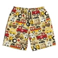 thumbnail image 5 of Goofa Vehicles Printed Mens Swim Trunks Summer Quick Dry Short Beach Swimwear Bathing Suits-3X-Large, 5 of 9