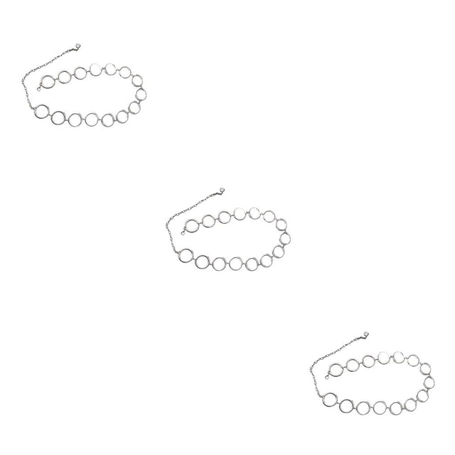 Minnieouse Pantalones de cintura de moda de 90cm cinturón de cadena de cintura de corazón de amor clásico cinturón hueco para mujeres cinturones de Type7 NO7 Minnieouse CBP137331