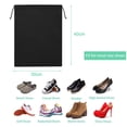 thumbnail image 5 of 10 pcs Non-Woven Color Shoe Bag with Drawstring Beam Mouth Design for travel/carrying, 5 of 5
