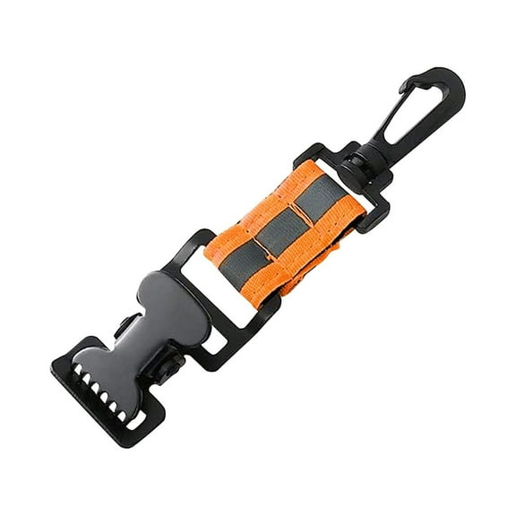 Firefighter Glove Strap Glove Clamp Mechanics Work Turnout Gear Orange