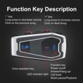 thumbnail image 3 of Casco Auriculares BT 5.0 IPX6 Impermeable Reproductor de música MP3 Auriculares Llamada manos libres, 3 of 9