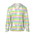 thumbnail image 2 of Lsque Rainbow Rabbit UPF 50+ Lightweight Sun Protection Men's Women's Long Sleeve Shirt, Hoodie Performance -3X-Large, 2 of 9