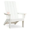 MoDRN Glam Adirondack Chair, White