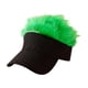 thumbnail image 2 of Gorra de béisbol con visera y visera de pelo puntiagudo, ideal para actividades al aire libre. Verde, 2 of 9