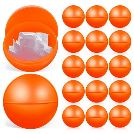 

25 Pcs Lottery Balls Raffle Balls Round Balls Plastic Hollow Openable Game Balls Props