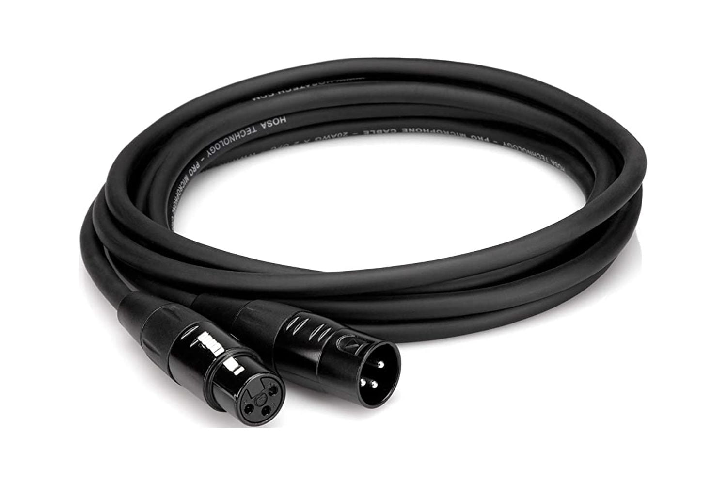Hosa HMIC-010 Pro Microphone Cable, REAN XLR3F to XLR3M Connectors, 10 feet