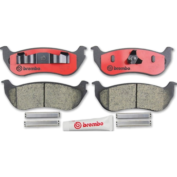 Brembo 2003 Jeep Liberty/03-05 Wrangler Rear Premium NAO Ceramic OE Equivalent Pad