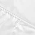 thumbnail image 7 of Satin Bed Sheet Set 4 Piece, Silk Bedding Set with 1 Flat Sheet, 1 Fitted Sheet and 2 Silk Pillowcases, White, King Size, 7 of 7