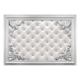 thumbnail image 2 of Tiptophomedecor Peel and Stick Wallpaper Wall Mural - White Chesterfield and Ornaments - Removable Wall Decals, 2 of 3