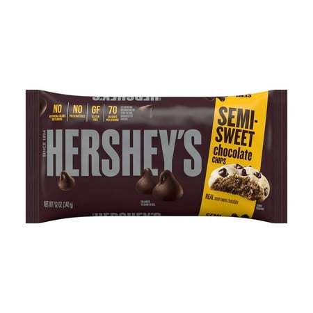 UPC 034000148301 product image for HERSHEY S  Semi Sweet Chocolate Baking Chips  Gluten Free  12 oz  Bag | upcitemdb.com