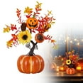 thumbnail image 2 of HCTSHG ​​Pumpkin Tree Centerpiece​​, Autumns Thanksgiving Display, ​​Dining Table Decor​​, Harvest Flower Ornaments for Living Room Mantel Holiday Ambiance, 2 of 9