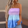 thumbnail image 2 of Sngxgn Womens Casual Summer Halter Neck Tank Tops Sleeveless Shirts Loose Fit Blouse(Sky Blue,XXL), 2 of 5
