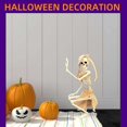 thumbnail image 4 of Gaecuw Plastic Skeletons, Skeleton skeleton Haloween Skeleton, Halloween Skeletons Decorations Halloween Skeleton Decor for Halloween Decoration Indoor Outdoor(White, Plastic), 4 of 6