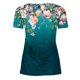 thumbnail image 2 of Tops de Manga Corta con Cuello en V para Mujeres, Moda de Verano Sexy Plegado Impreso Botón Regular para Fiesta Y Ocasional, 2 of 5