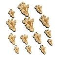 thumbnail image 1 of African Giraffe Head Wood Mini Charms Shapes DIY Craft Jewelry - No Hole - 25mm (7pcs), 1 of 7