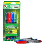 Angle View: RediMark+ Chisel Tip Permanent Markers, 4-Color Set
