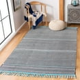 thumbnail image 2 of SAFAVIEH Montauk Kiana Striped Area Rug, Turquoise/Multi, 5' x 8', 2 of 5
