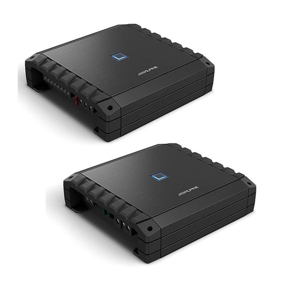 Alpine S2-A60M S-Series Mono Sub & S2-A36F Multi Channel Class-D Amp Bundle