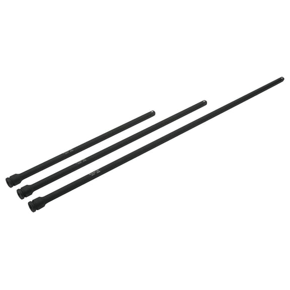 42173 3-Piece 1/2-Inch Drive Extra Long Impact Extension Set, Includes 18-Inch, 24-Inch, 36-Inch Extensions