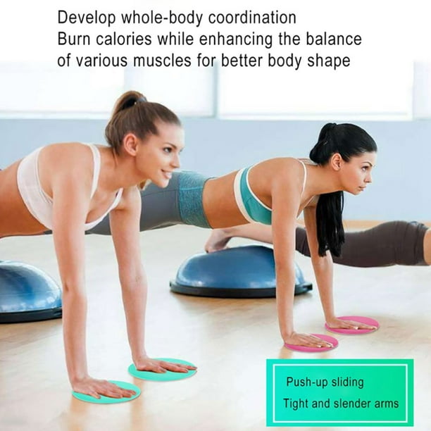 OUTAD Pilates Gliding Plate Yoga Abdominal Foot Fitness Sliding Plate Home Sports Core Training Sliding Plate Sliding Mat Walmart