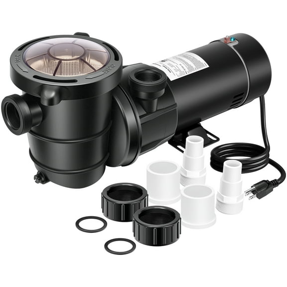 SPECSTAR 1.0 HP 5220 GPH Powerful Above Ground Swimming Pool Pump with Strainer Basket