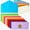 10 Colors, variant on KALAKALA 50 Pack #10 Business Envelopes Standard V Flap Invoices Envelopes for Office Checks, Business Letterhead, Letter Mailing 4.13 x 9.49 Inches (10 Colors)
