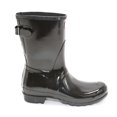 thumbnail image 4 of Hunter Women's Original Short Back Adjustable Gloss Rain Boots, Black,6 M US, 4 of 7