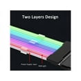 thumbnail image 4 of PANO-MOUNTS ATX 24Pin Power Supply Extension Cable Kits RGB PSU Cable with 5V 3Pin ARGB Cable for Light Synchronization Black, 4 of 5
