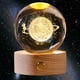 thumbnail image 2 of Starry Sky Crystal Night Light con Base de Madera Brillante Esfera de Cristal Decorativa 3D Tallado Interior para Decoración de Dormitorio Sala de Estar, 2 of 8