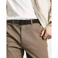 thumbnail image 2 of Cinturón de piel Chaoren con trinquete para hombre, color negro, 3,5 cm de ancho, 2 of 6
