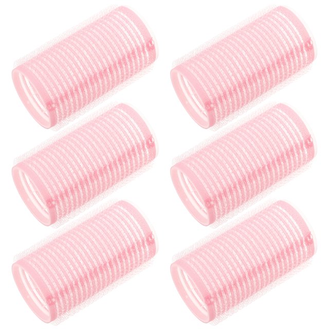 EeaseCA 6pcs DIY Curlers Styling Tools Hairdressing Tool Self-adhesive Hair Rollers Curlers - 3cm (Random Color)