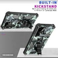 thumbnail image 5 of Phone Case for Samsung Galaxy S22 Ultra (Not fit S22),Army Camouflage Case with Military Grade Protection Drop-Tested and Built-in Kickstand Cover for Samsung Galaxy S22 Ultra MC Mint Green, 5 of 12