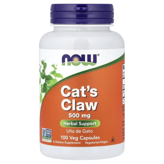 NOW Foods Cat's Claw, 500 mg, 100 Veg Capsules