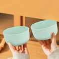 thumbnail image 4 of Cereal Bowls Unbreakable, Plastic Bowls Reusable Light Weight Bowl, Microwave and Dishwasher Safe BPA Free Cereal Bowls heat Straw Bowl for Serving Soup and Salad, 4 of 4
