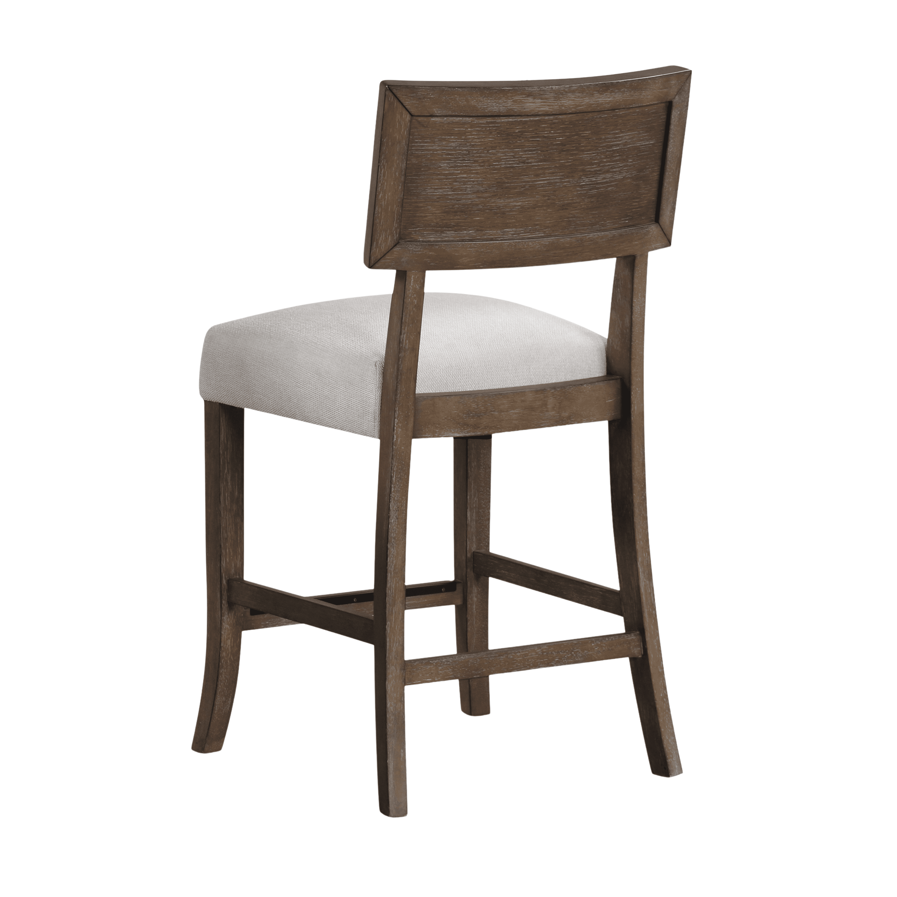 Furniture of America Garth Contemporary Wood Counter Dining Chairs, Walnut (Set of 2)
