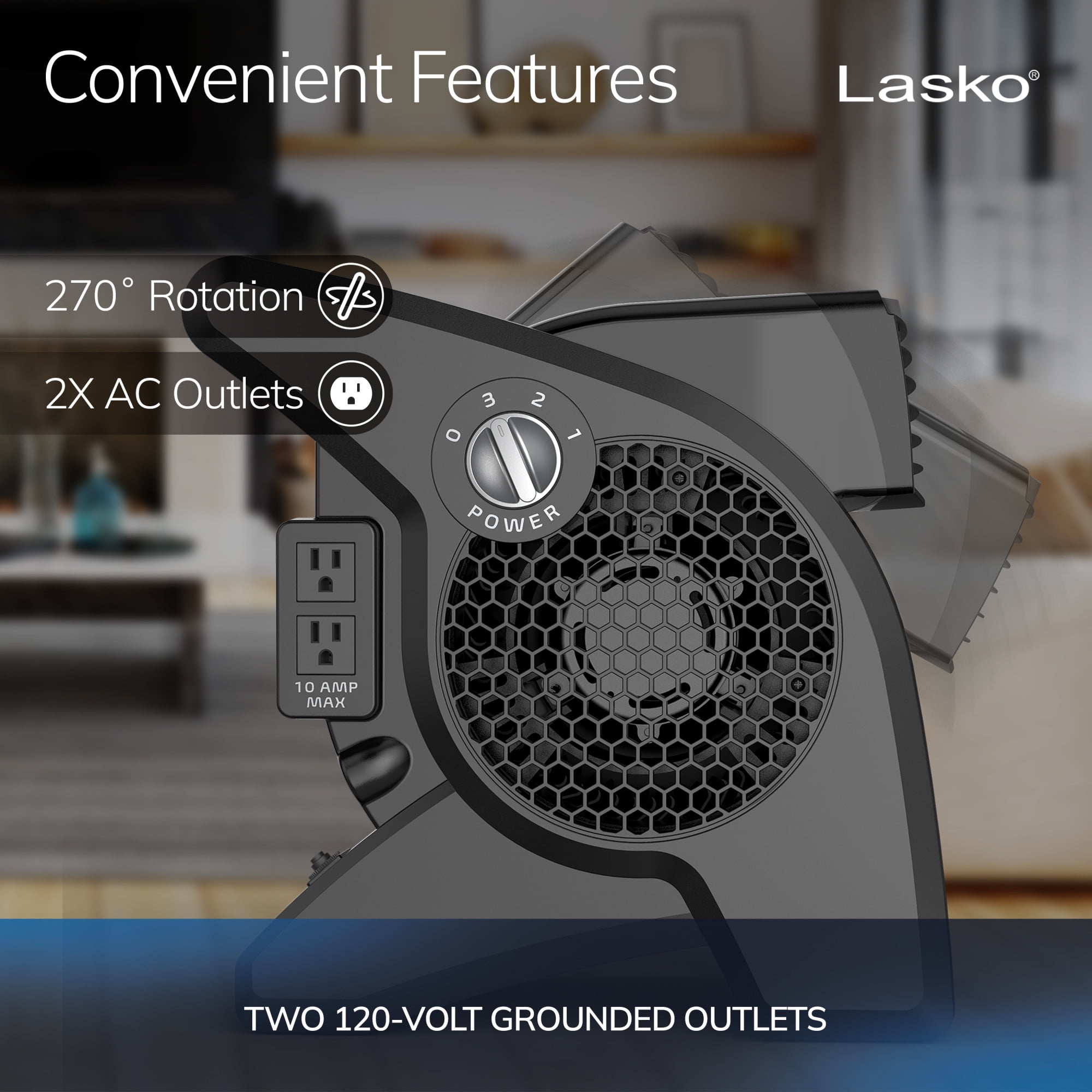 Lasko Pro Performance 14.5 In. Pro Performance High Velocity Utility Fan, U15617