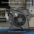 thumbnail image 5 of Lasko Pro Performance 14.5" 3-Speed Pivoting High Velocity Floor Blower Fan, Black, U15617, 5 of 14