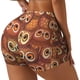 thumbnail image 1 of Fotbe Brown Owl Shorts Sin Costuras – Shorts Deportivos de Cintura Alta para Mujer, Elásticos para Gimnasio, Yoga, Running o Ciclismo-Large, 1 of 8