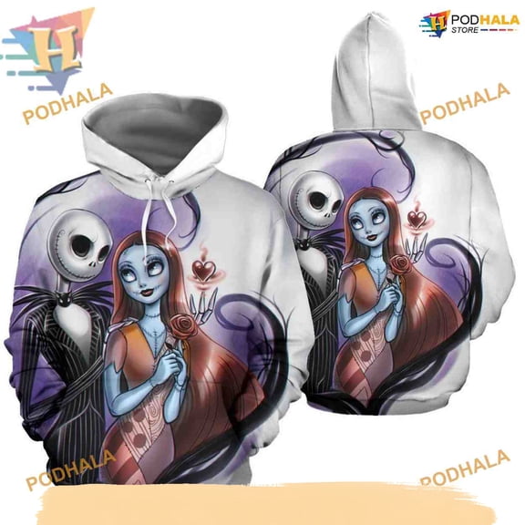 Nightmare Before Xmas 3D Hoodie, Funny Christmas Gift Ideas