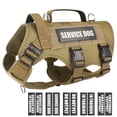 thumbnail image 1 of Chaleco para perros WINSEE Service Dog para perros medianos, color marrón, 1 of 7