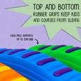 thumbnail image 6 of Sunny & Fun Interlocking Stepping Boards W/Rubber Grip Obstacle Course for Child - Set of 8, 6 of 7
