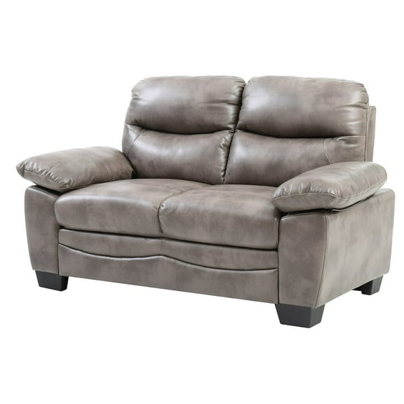 Glory Furniture Marta Loveseat in Gray Color