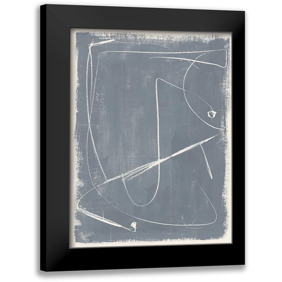 Barnes, Victoria 12x14 Black Modern Framed Museum Art Print Titled - Kinetic Imprint II
