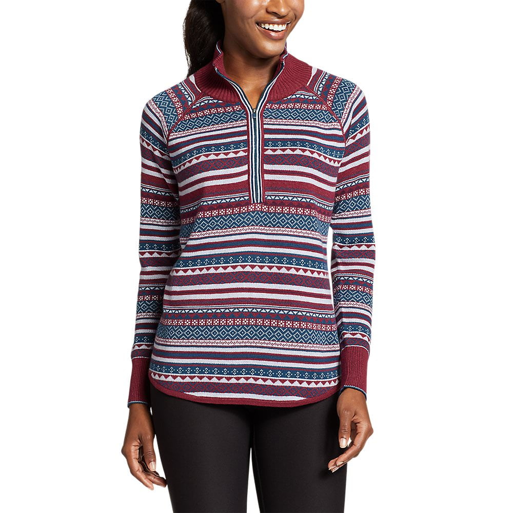 eddie bauer 7 way sweater video