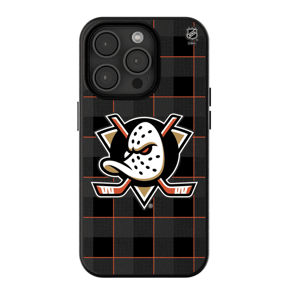 Keyscaper Anaheim Ducks Plaid iPhone Magnetic Bump Case
