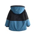 thumbnail image 6 of LFEOOST Toddler Boy Winter Coat Baby Toddler Medium Weight Puffer Padded Jackets Snowsuit Parka Windproof Overcoat Outerwear (Blue, 5 Years), 6 of 9